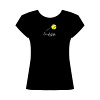 Simple Life Tennis women's Black Tee