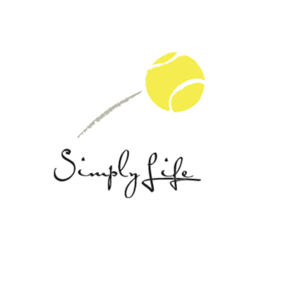 Simply Life Tennis• Women's Cap Sleeve Tshirt in White